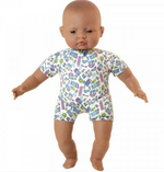 Poupée bébé Hispanique corps en tissu 40 cm