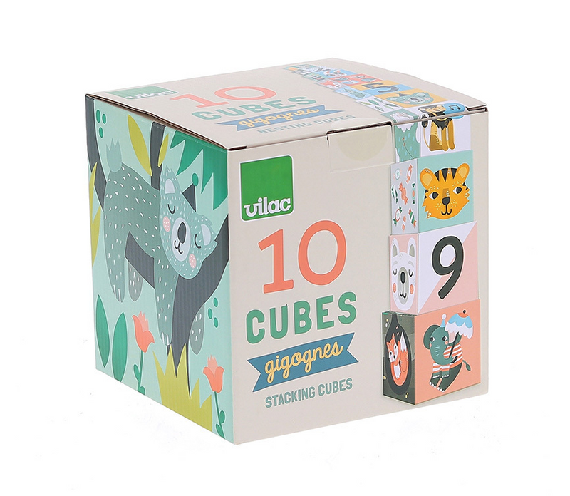 Cubes gigognes Les animaux de Michelle Carlslund