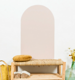 Tableau magnétique repositionnable arche beige rosé 100x58cm