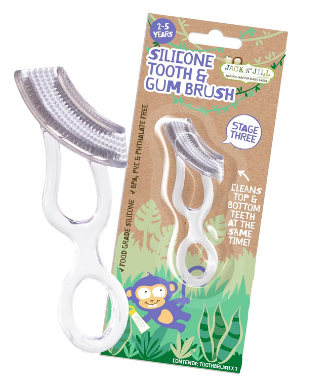 Brosse à dents en silicone 2-5 ans