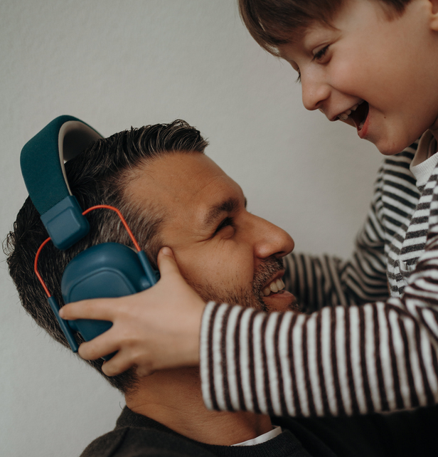 Casque anti-bruit pour enfants Bleu