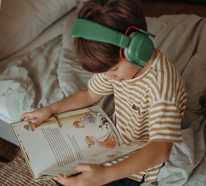 Casque anti-bruit pour enfants Vert