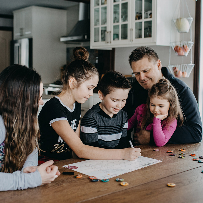 Organisateur familial Une semaine à la fois Tableau aimanté et feutre effaçable