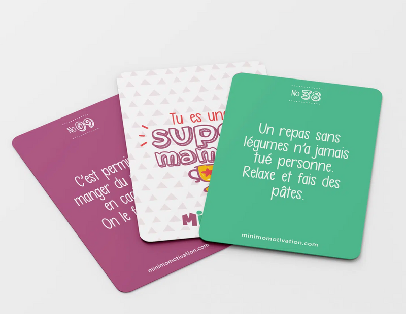 52 cartes réconfort pour super maman