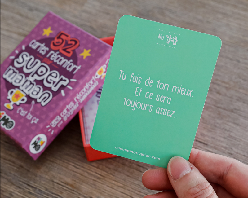 52 cartes réconfort pour super maman