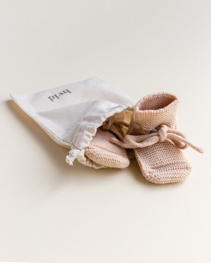 Booties 0-12M Apricot