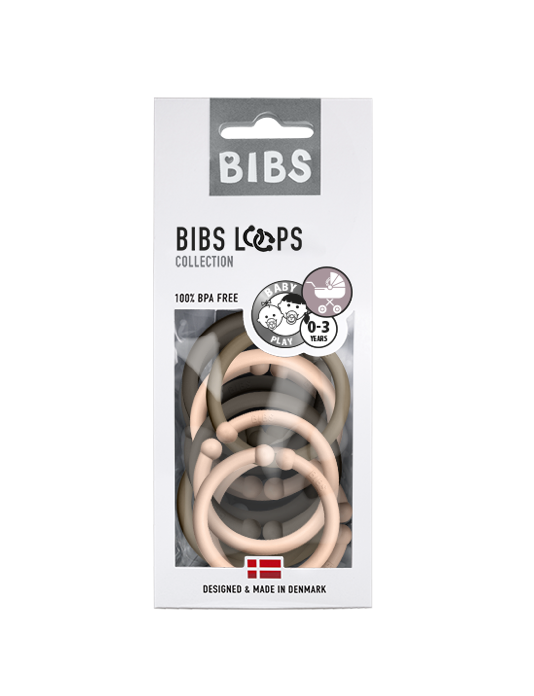 Set de 12 LOOPS BIBS collection