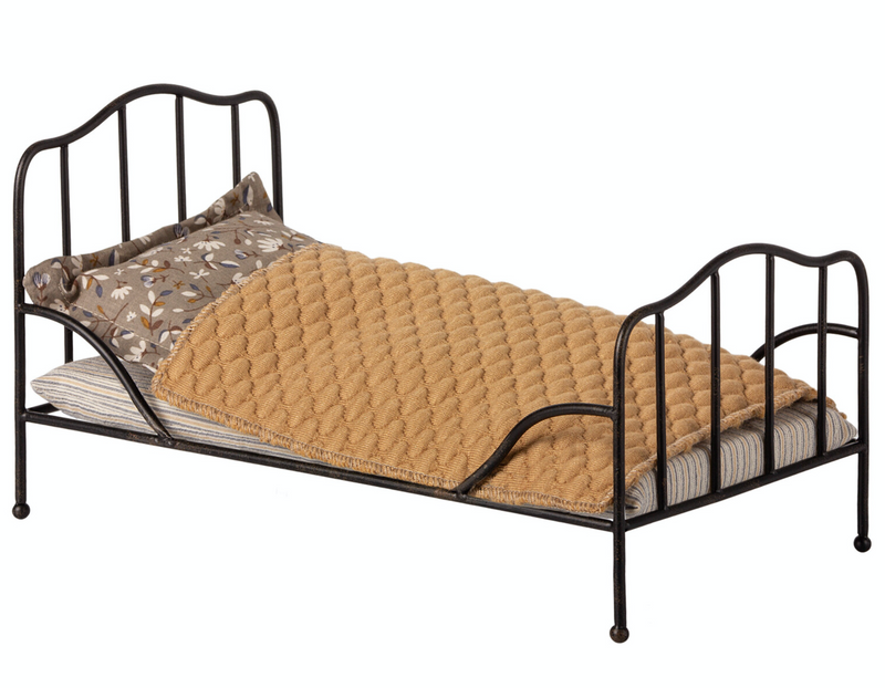 Maileg Vintage Bed Anthracite