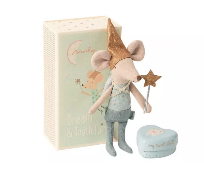 Maileg Tooth Fairy mouse in matchbox, Big Brother