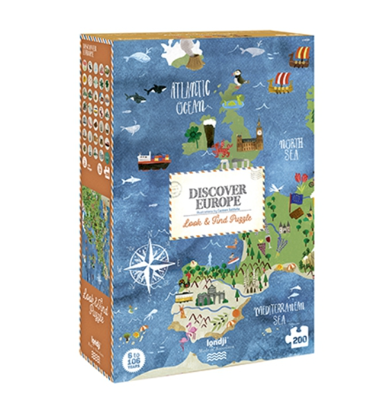 Londji Discover Europe « Look and find » puzzle