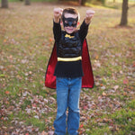Super-héros réversible cape et bustier - Superheros/Bat 4-7 ans