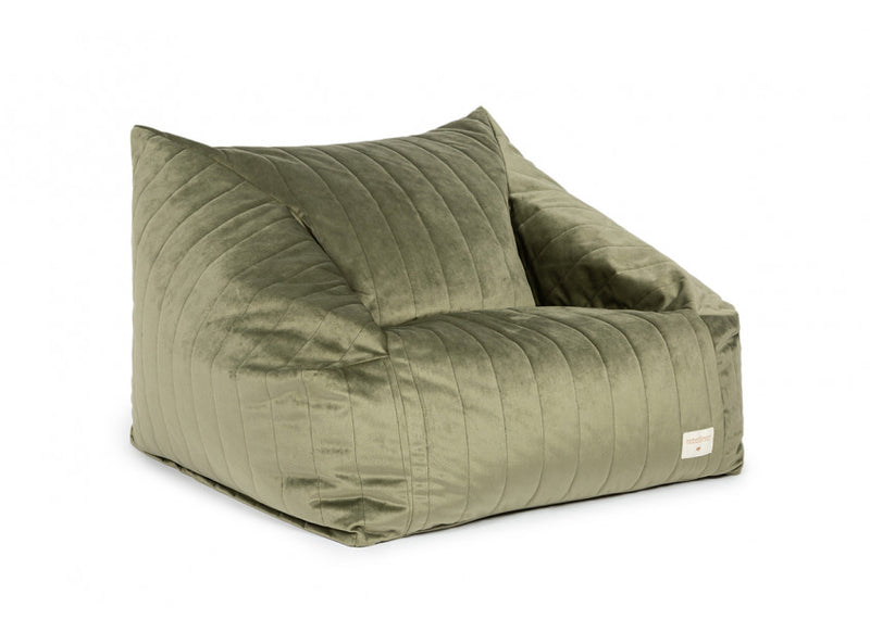 Nobodinoz Fauteuil Pouf Chelsea - Olive Green