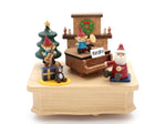 Boîte à musique en bois « Concert de Noël »