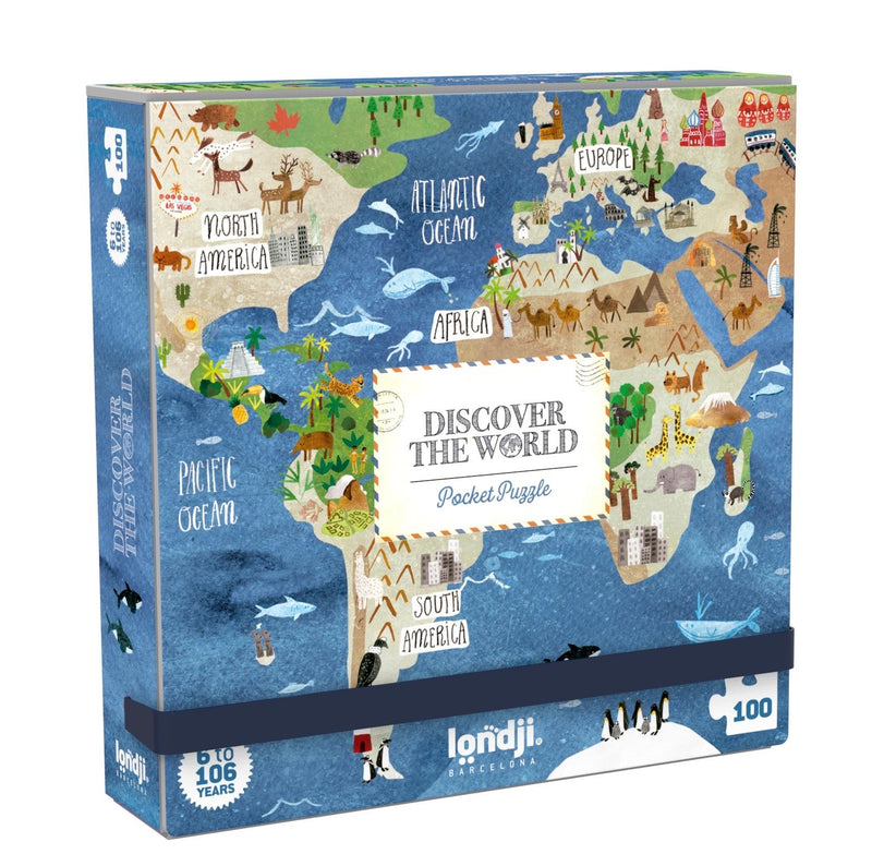 Londji Discover the world pocket puzzle
