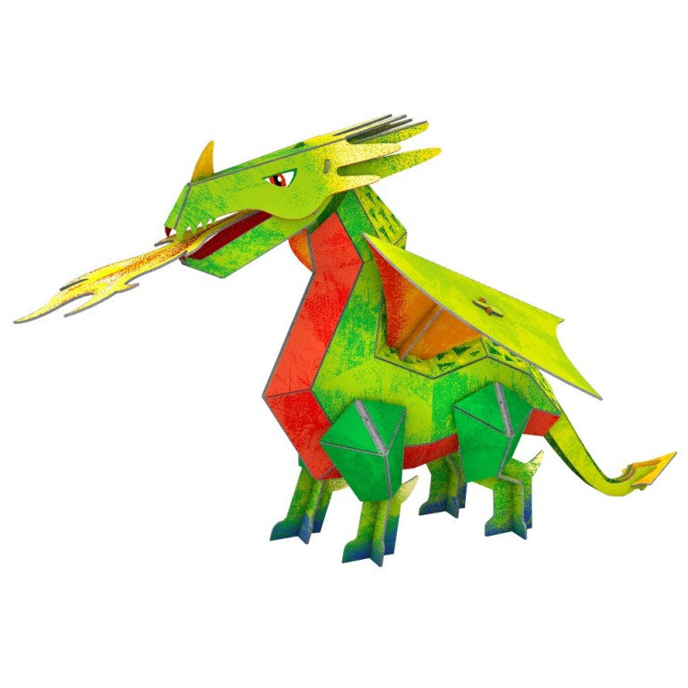 Livre et maquette - Le dragon 3D