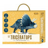 Livre et maquette - Le Tricératops 3D