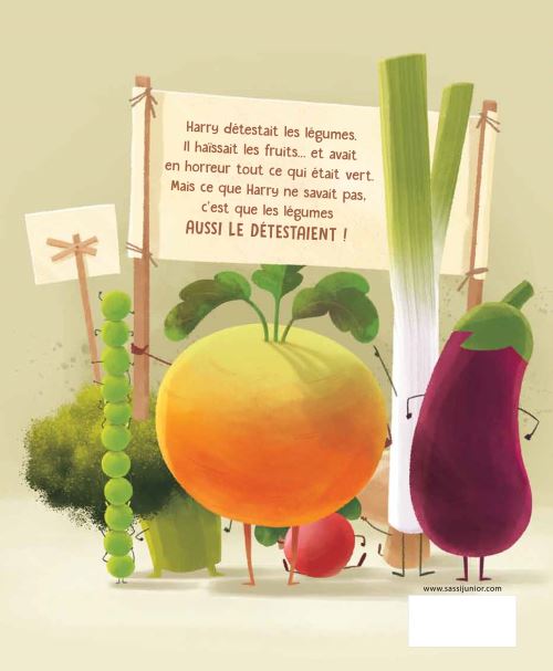 Livre « Légumes en colère »