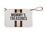 Mommy’s Treasures Off White Stripes Black & Gold