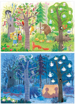Londji Day and night. In the forest puzzle