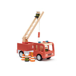 Kid's Concept Camion de pompiers en bois