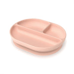 Ekobo Silicone Divided Plate with suction foot Blush