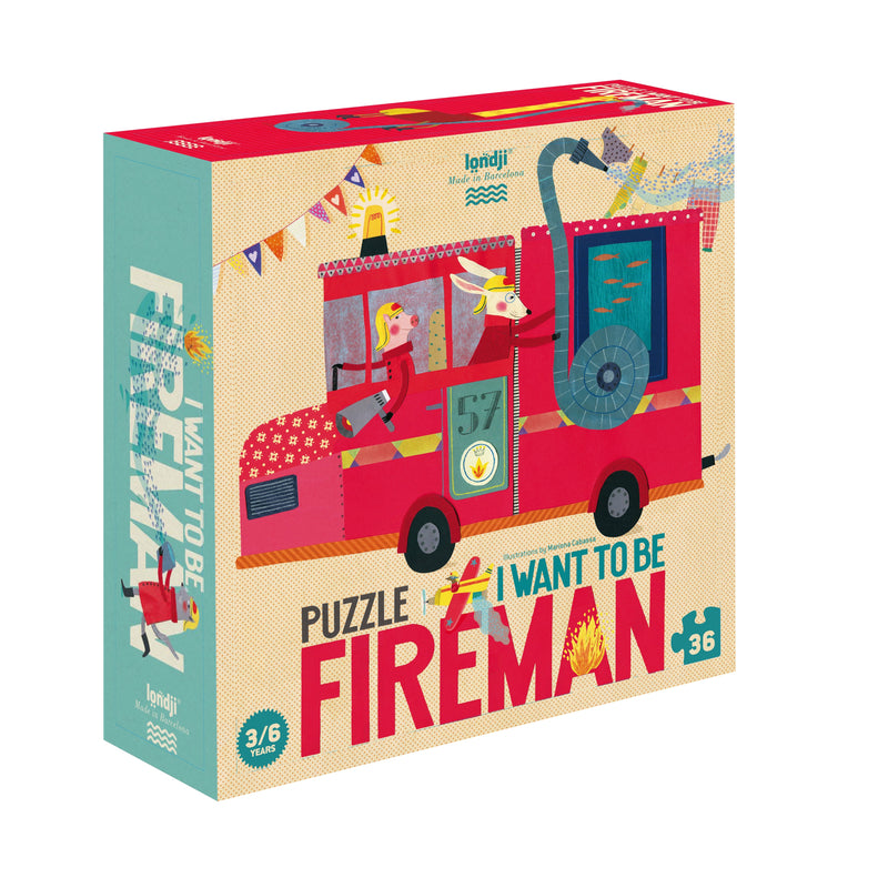 Londji I want to be fireman puzzle
