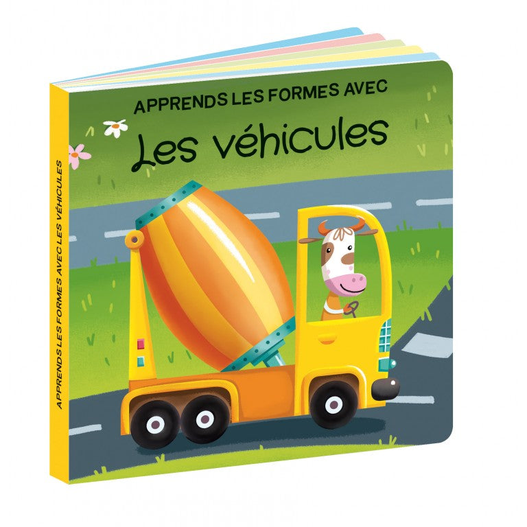 Puzzle, livre et 10 véhicules - Les véhicules