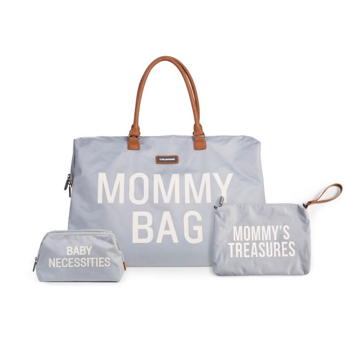 Mommy Bag Grey Off White