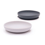 Ekobo Silicone Suction plate - 2 pack Cloud/Storm