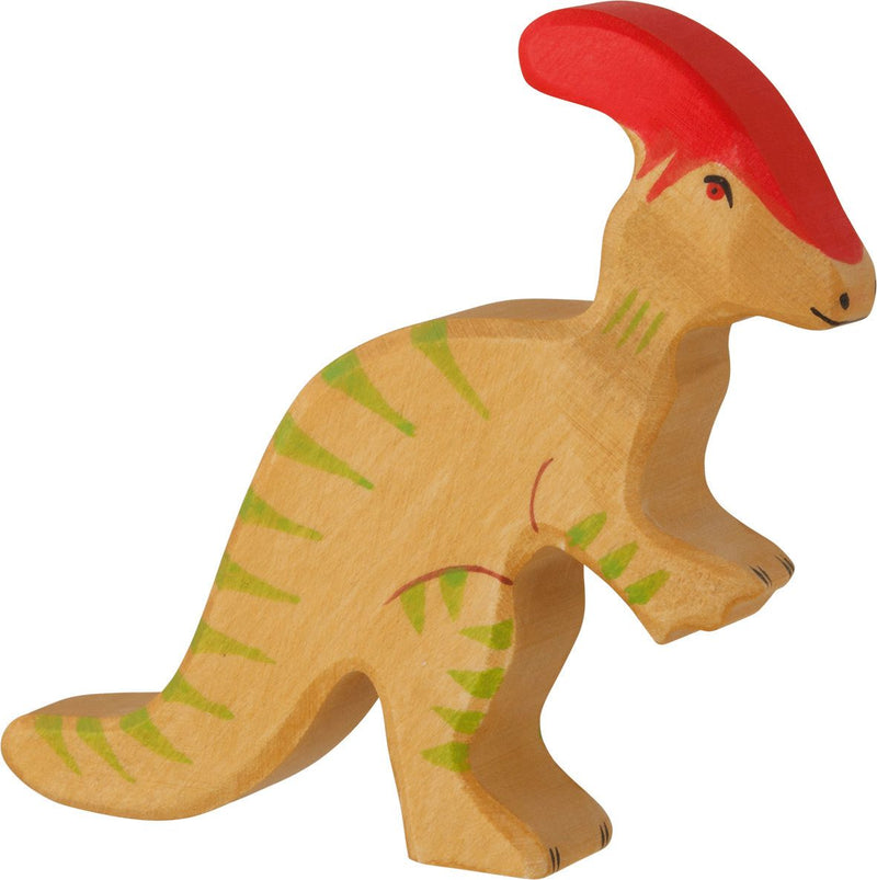 Holztiger Dino Parasaurolophus