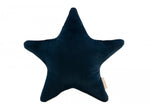 Nobodinoz Aristote Star Velvet Cushion Night Blue