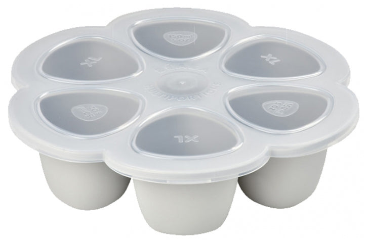 Multiportions en silicone - 6x150ml Gris brume