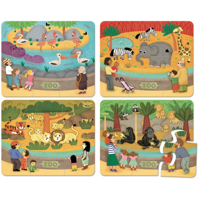 Vilac Puzzles Les animaux du zoo