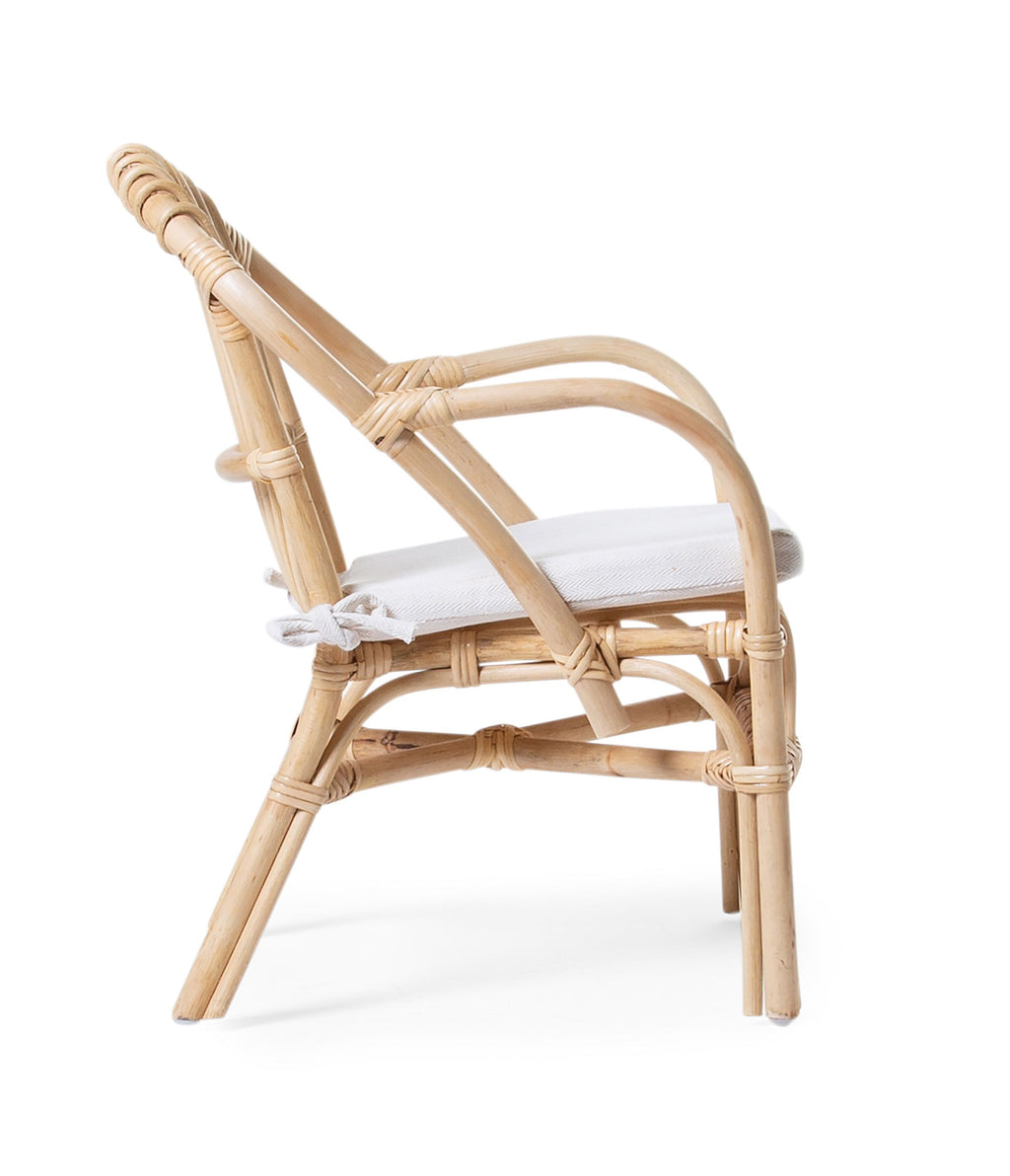 Childhome Chaise Montana Kid + Coussin - Naturel