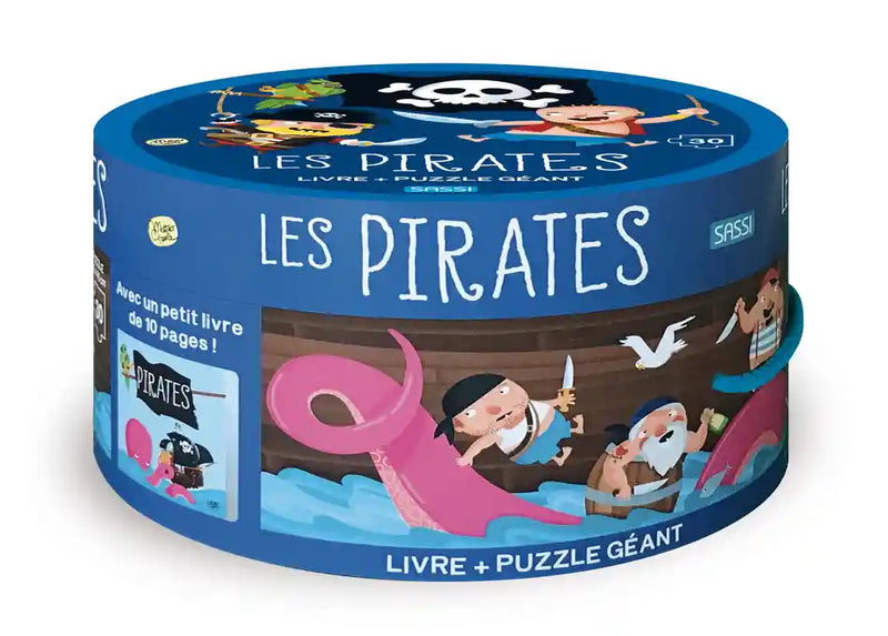 Puzzle géant et livre « Les pirates » - 30 pièces