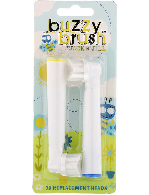 Jack N’ Jill Remplacement 2 Pack Buzzy Brush