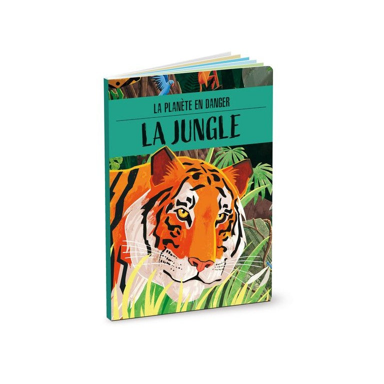 Puzzle 220 pièces et livre - La Jungle