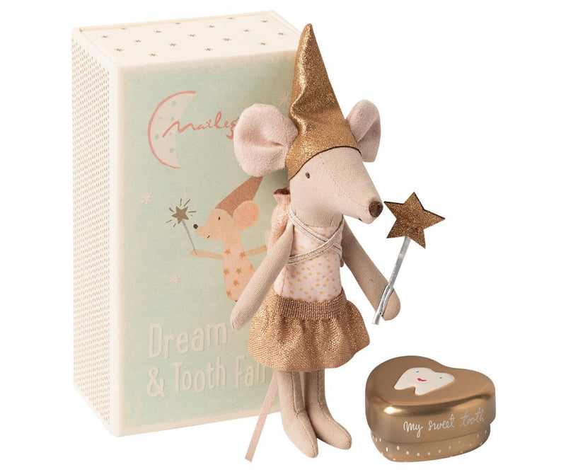 Maileg Tooth Fairy mouse in matchbox, Big Sister