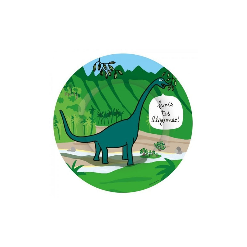 Assiette - Dino Brontosaure